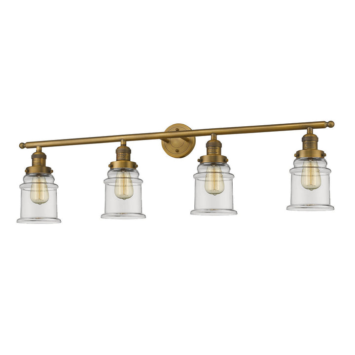 Innovations Franklin Restoration 215-BB-G182-LED Bath Vanity Light 42 in. wide - Brushed Brass