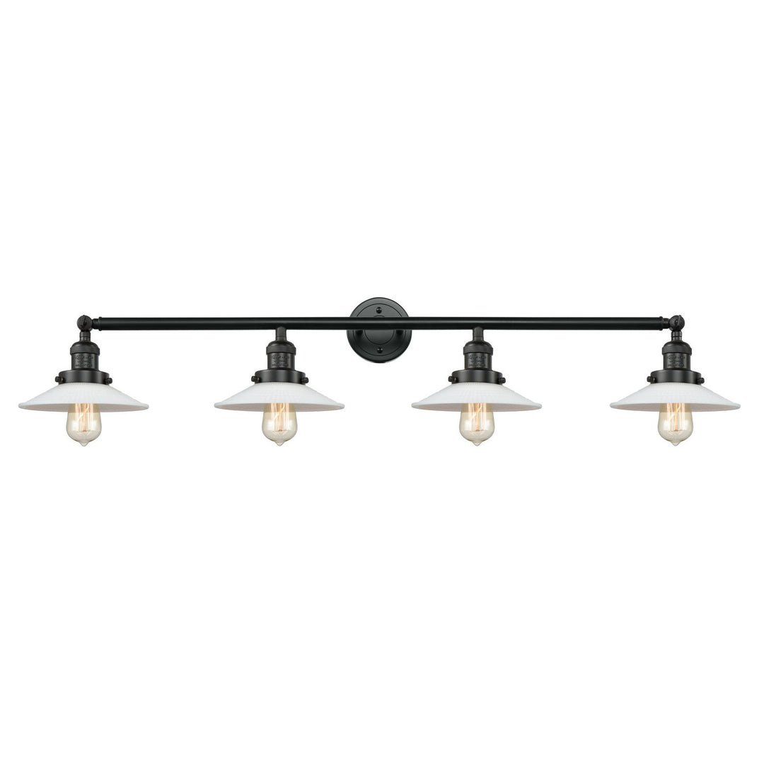 Innovations Franklin Restoration 215-BK-G1 Bath Vanity Light 45 in. wide - Matte Black