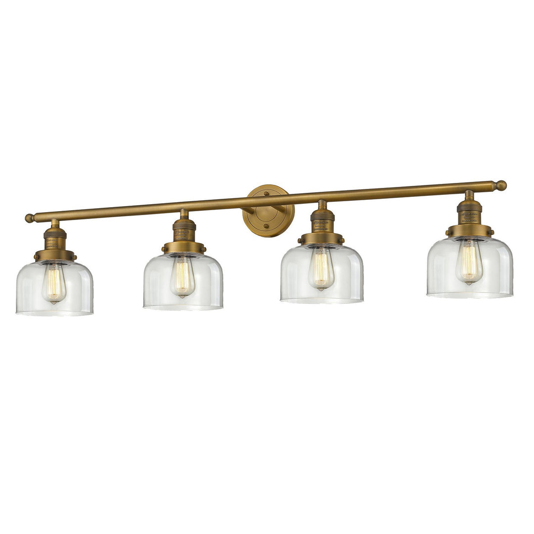 Innovations Franklin Restoration 215-BB-G72-LED Bath Vanity Light 44 in. wide - Brushed Brass