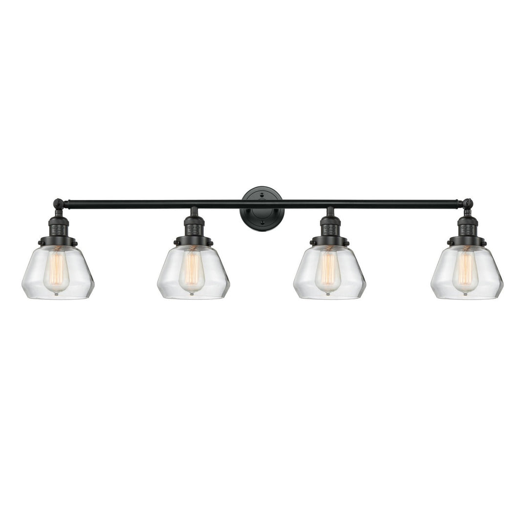 Innovations Franklin Restoration 215-BK-G172 Bath Vanity Light 43 in. wide - Matte Black