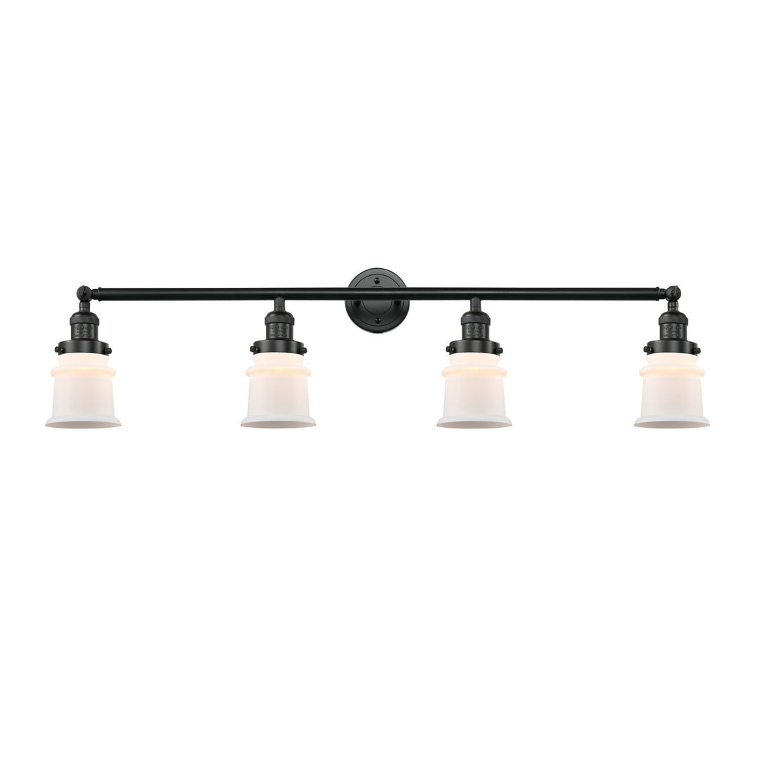 Innovations Franklin Restoration 215-BK-G181S Bath Vanity Light 42 in. wide - Matte Black