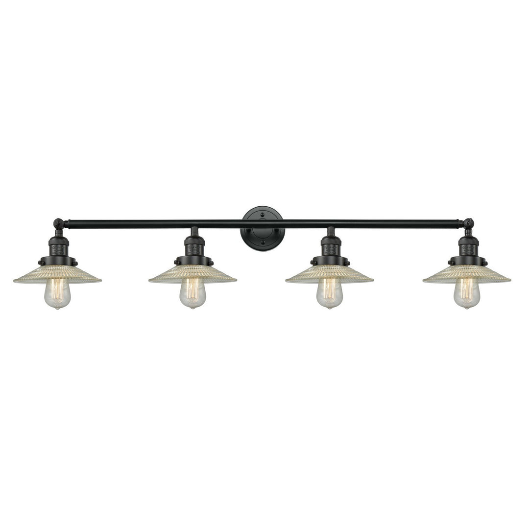 Innovations Franklin Restoration 215-BK-G2 Bath Vanity Light 45 in. wide - Matte Black