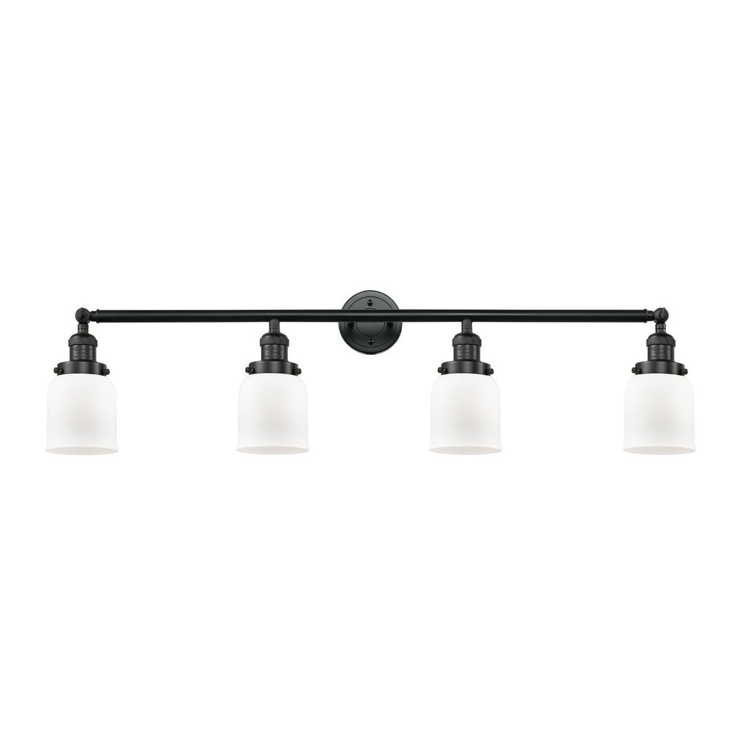 Innovations Franklin Restoration 215-BK-G51-LED Bath Vanity Light 42 in. wide - Matte Black