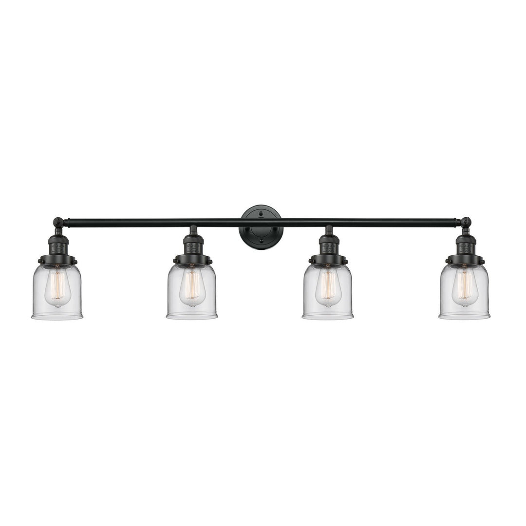 Innovations Franklin Restoration 215-BK-G52 Bath Vanity Light 42 in. wide - Matte Black