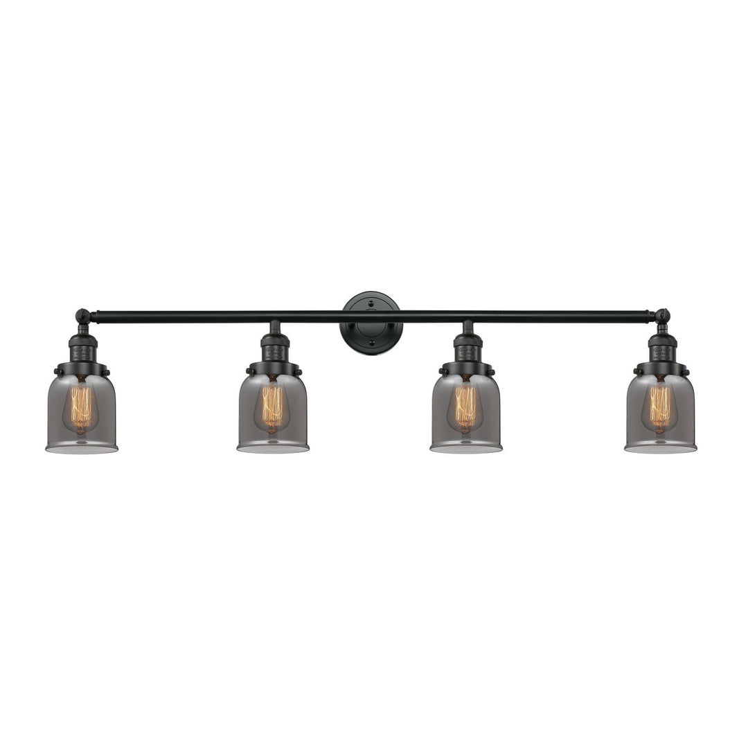 Innovations Franklin Restoration 215-BK-G53 Bath Vanity Light 42 in. wide - Matte Black