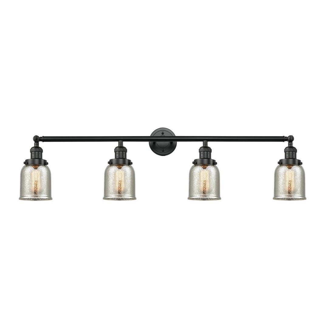 Innovations Franklin Restoration 215-BK-G58 Bath Vanity Light 43 in. wide - Matte Black