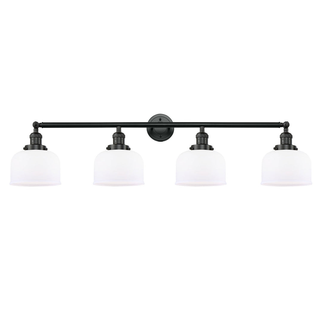 Innovations Franklin Restoration 215-BK-G71 Bath Vanity Light 44 in. wide - Matte Black