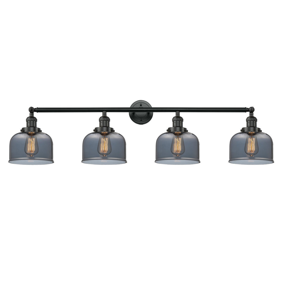 Innovations Franklin Restoration 215-BK-G73 Bath Vanity Light 44 in. wide - Matte Black