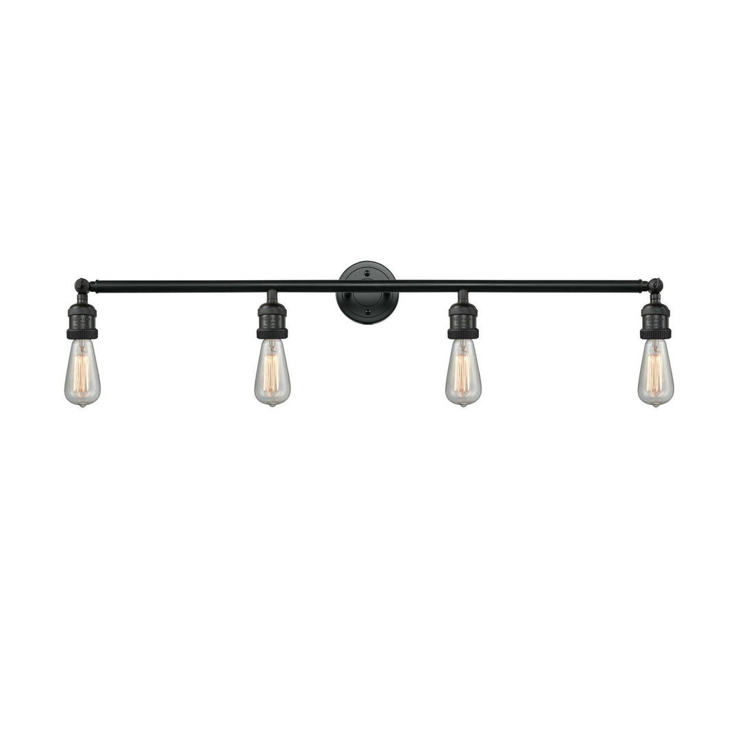 Innovations Franklin Restoration 215NH-BK Bath Vanity Light 42 in. wide - Matte Black