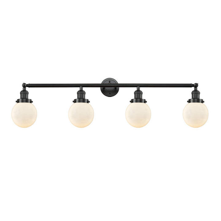 Innovations Franklin Restoration 215-OB-G201-6-LED Bath Vanity Light 42 in. wide - Oil Rubbed Bronze