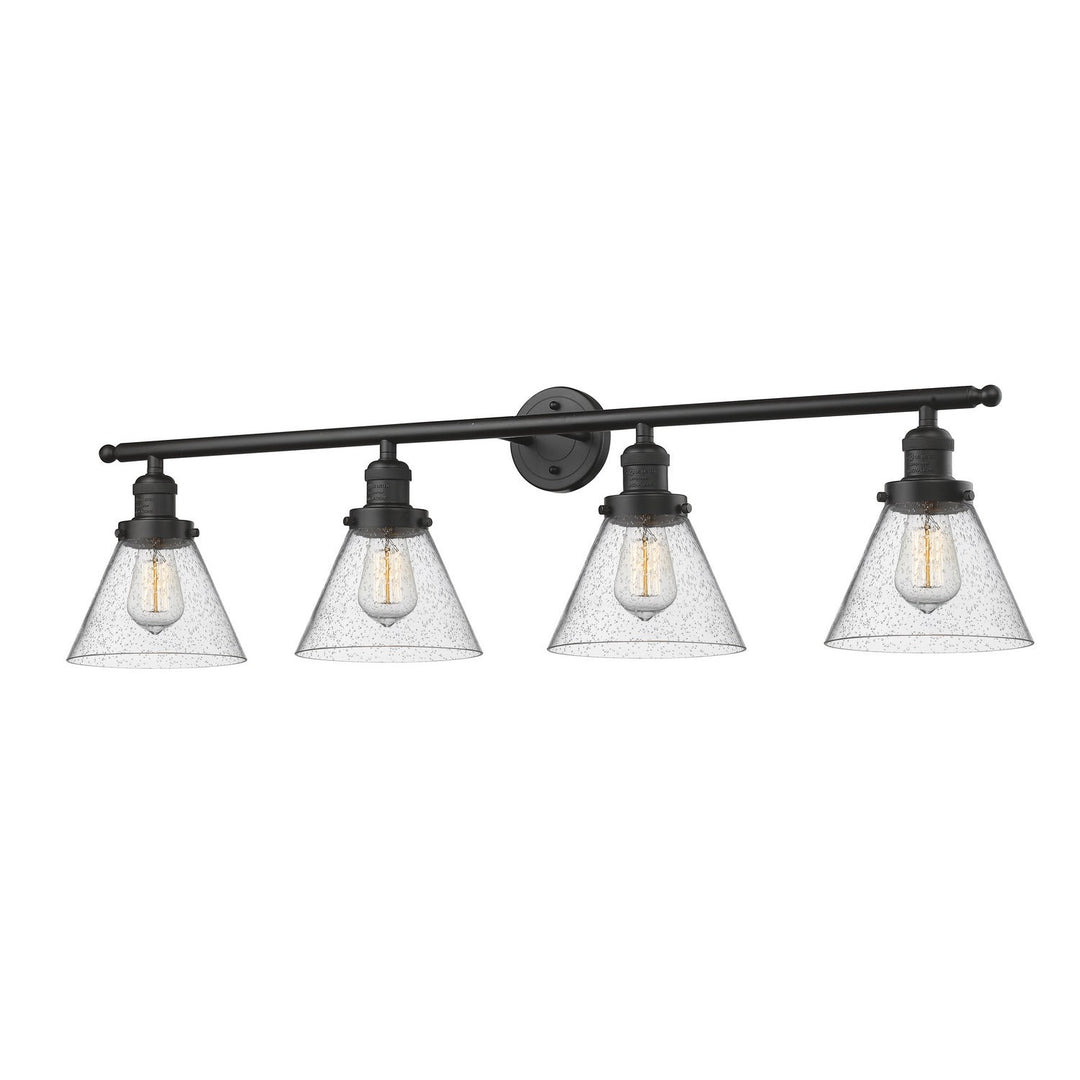 Innovations Franklin Restoration 215-OB-G44 Bath Vanity Light 44 in. wide - Oil Rubbed Bronze