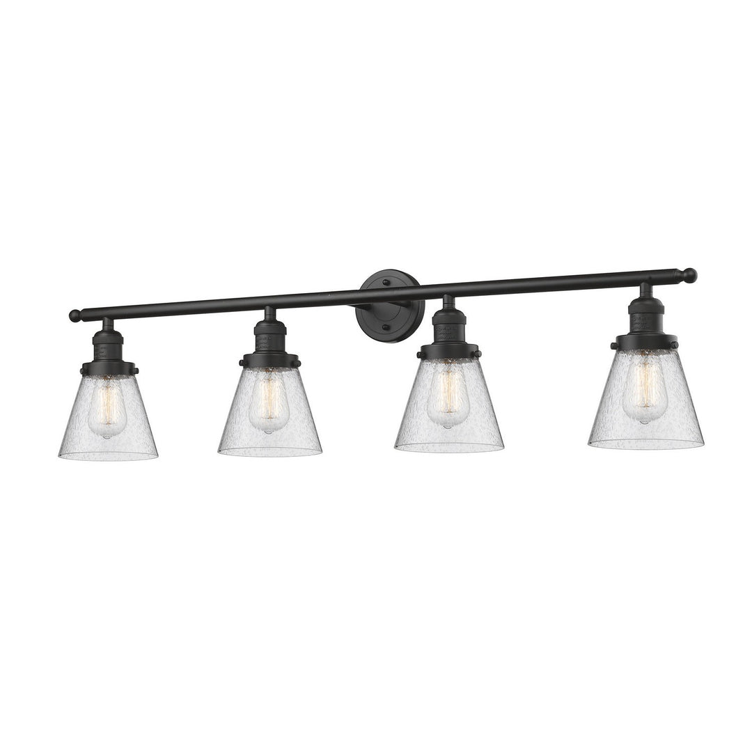 Innovations Franklin Restoration 215-OB-G64 Bath Vanity Light 43 in. wide - Oil Rubbed Bronze