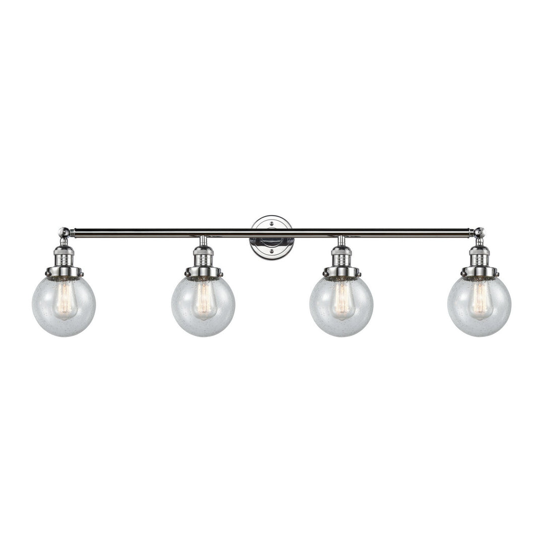 Innovations Franklin Restoration 215-PC-G204-6-LED Bath Vanity Light 42 in. wide - Polished Chrome