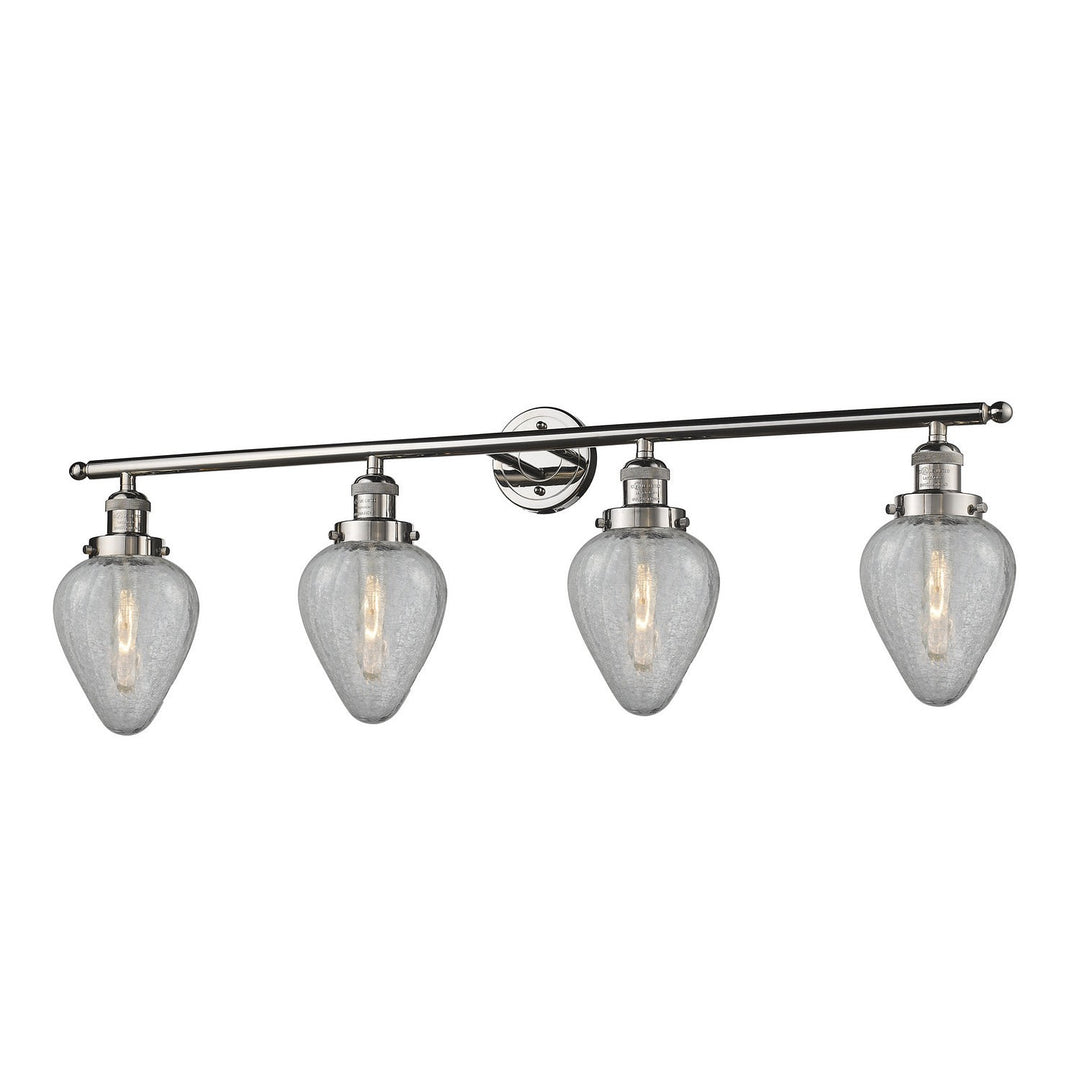 Innovations Franklin Restoration 215-PN-G165-LED Bath Vanity Light 43 in. wide - Polished Nickel