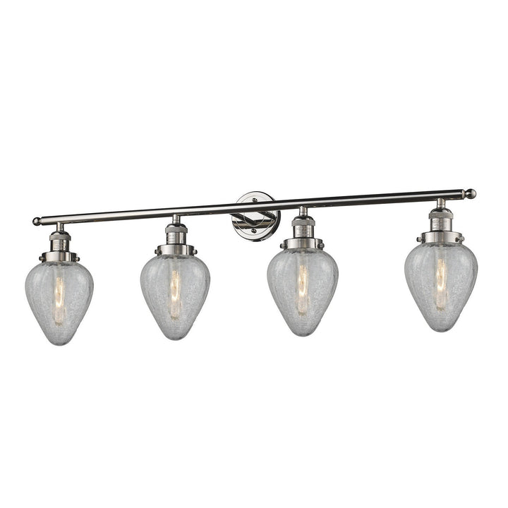 Innovations Franklin Restoration 215-PN-G165-LED Bath Vanity Light 43 in. wide - Polished Nickel