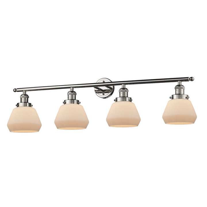 Innovations Franklin Restoration 215-PN-G171-LED Bath Vanity Light 43 in. wide - Polished Nickel