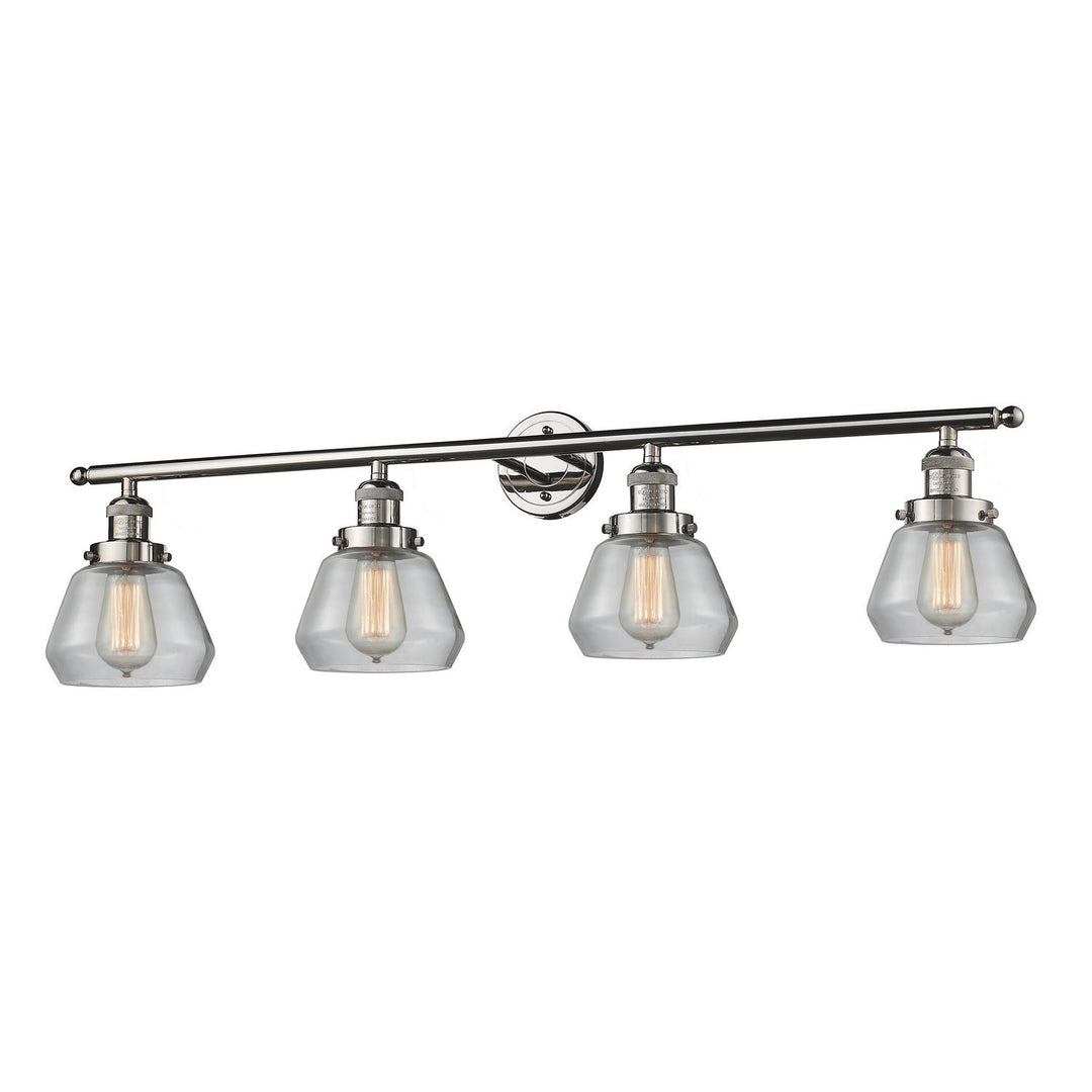 Innovations Franklin Restoration 215-PN-G172-LED Bath Vanity Light 43 in. wide - Polished Nickel