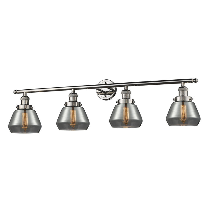 Innovations Franklin Restoration 215-PN-G173-LED Bath Vanity Light 43 in. wide - Polished Nickel