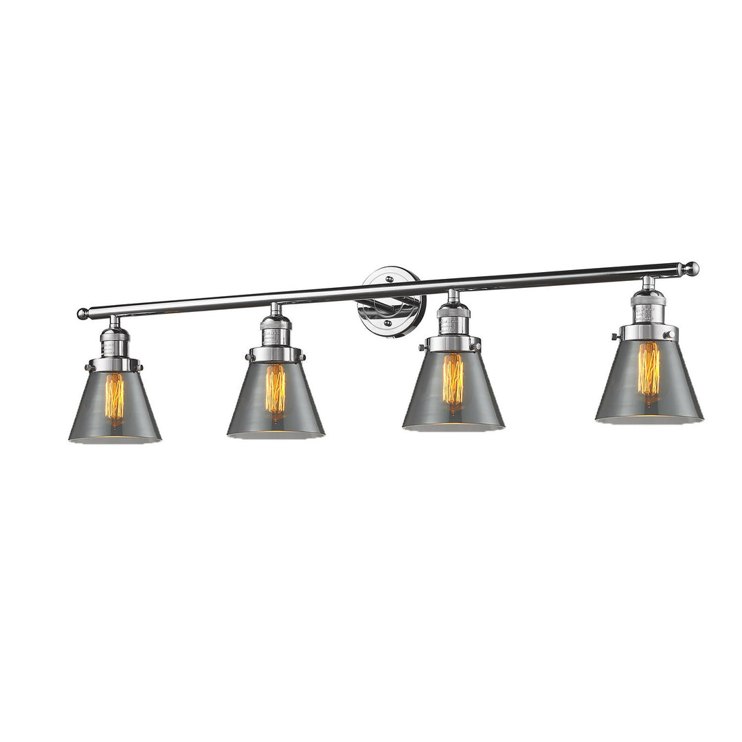 Innovations Franklin Restoration 215-PC-G63-LED Bath Vanity Light 43 in. wide - Polished Chrome
