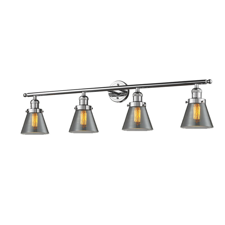 Innovations Franklin Restoration 215-PC-G63-LED Bath Vanity Light 43 in. wide - Polished Chrome