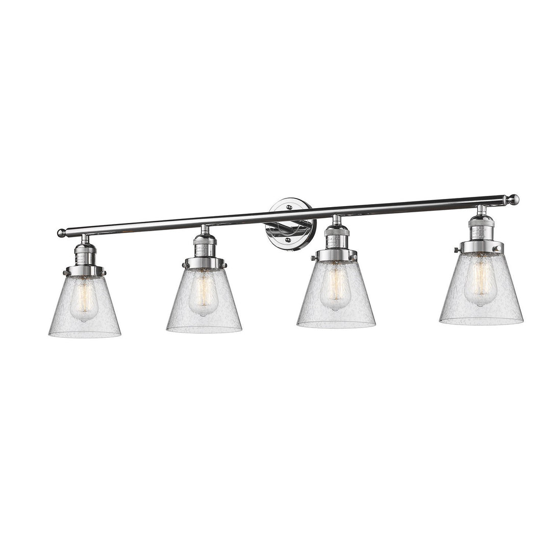 Innovations Franklin Restoration 215-PC-G64-LED Bath Vanity Light 43 in. wide - Polished Chrome