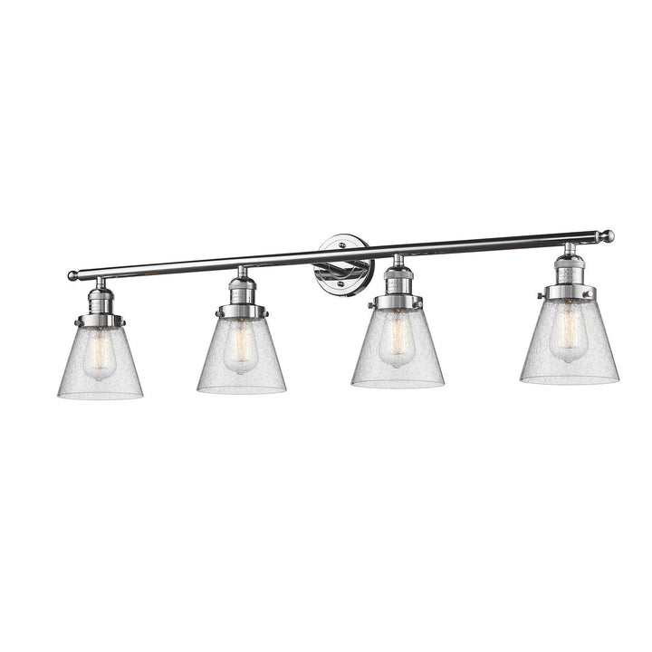 Innovations Franklin Restoration 215-PC-G64-LED Bath Vanity Light 43 in. wide - Polished Chrome