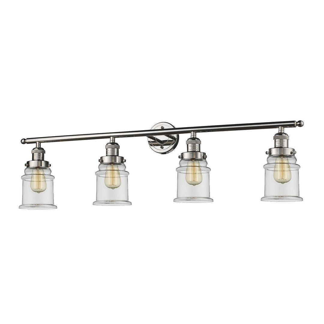 Innovations Franklin Restoration 215-PN-G182-LED Bath Vanity Light 42 in. wide - Polished Nickel