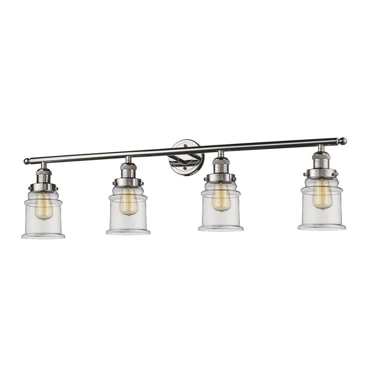 Innovations Franklin Restoration 215-PN-G182-LED Bath Vanity Light 42 in. wide - Polished Nickel