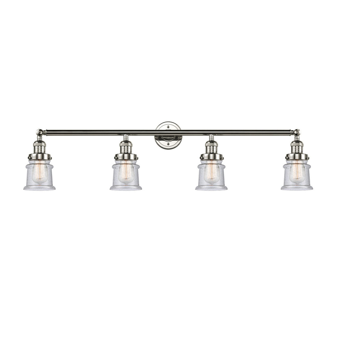 Innovations Franklin Restoration 215-PN-G184S-LED Bath Vanity Light 42 in. wide - Polished Nickel