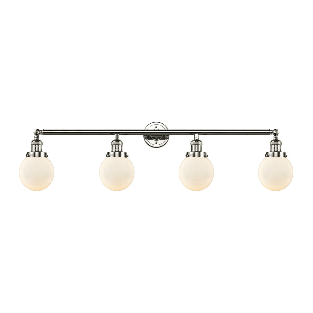 Innovations Franklin Restoration 215-PN-G201-6 Bath Vanity Light 42 in. wide - Polished Nickel