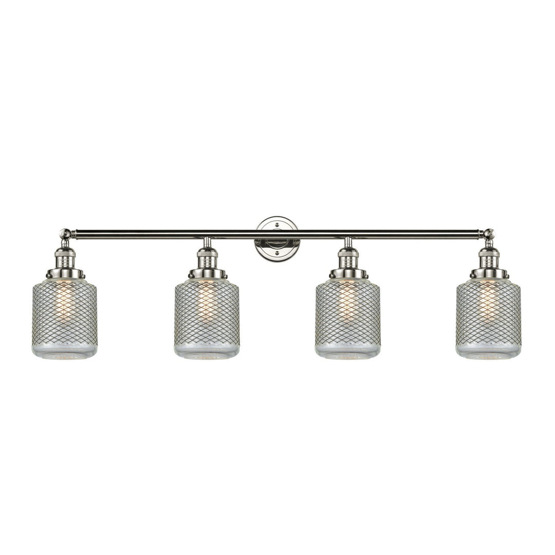 Innovations Franklin Restoration 215-PN-G262-LED Bath Vanity Light 44 in. wide - Polished Nickel