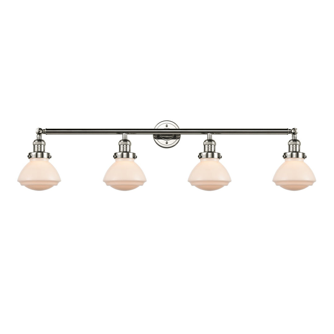 Innovations Franklin Restoration 215-PN-G321-LED Bath Vanity Light 43 in. wide - Polished Nickel