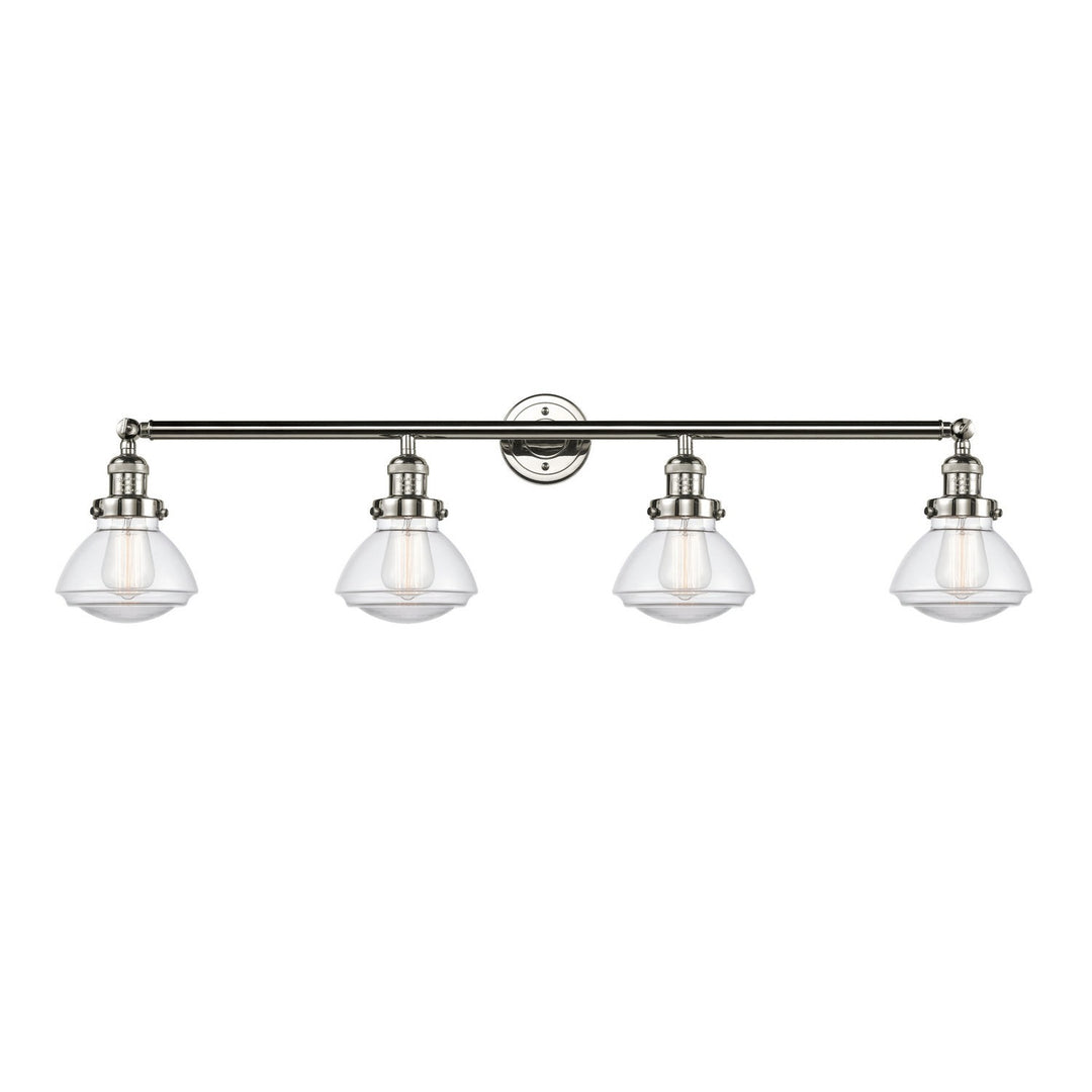 Innovations Franklin Restoration 215-PN-G322-LED Bath Vanity Light 43 in. wide - Polished Nickel