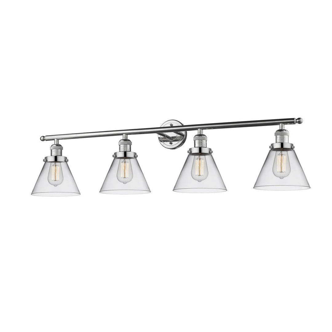 Innovations Franklin Restoration 215-PN-G42-LED Bath Vanity Light 44 in. wide - Polished Nickel