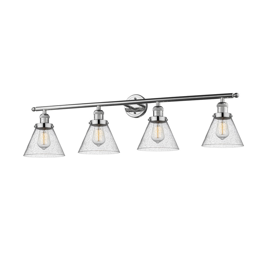 Innovations Franklin Restoration 215-PN-G44-LED Bath Vanity Light 44 in. wide - Polished Nickel