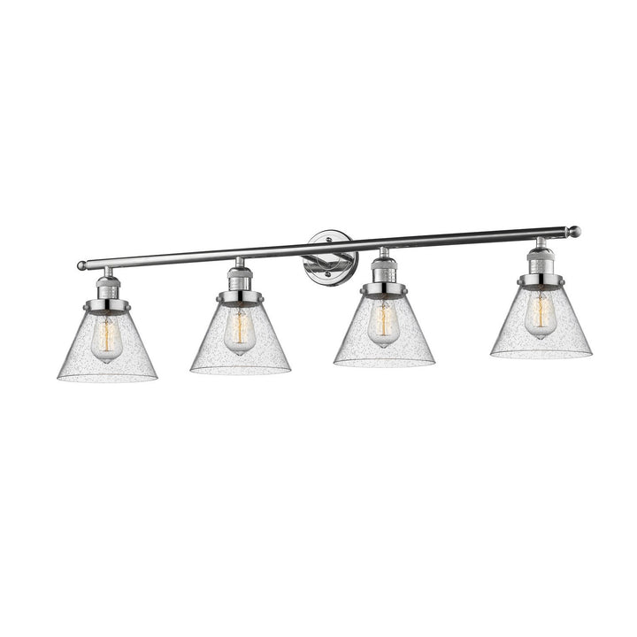 Innovations Franklin Restoration 215-PN-G44-LED Bath Vanity Light 44 in. wide - Polished Nickel