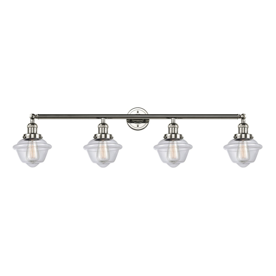 Innovations Franklin Restoration 215-PN-G532-LED Bath Vanity Light 46 in. wide - Polished Nickel