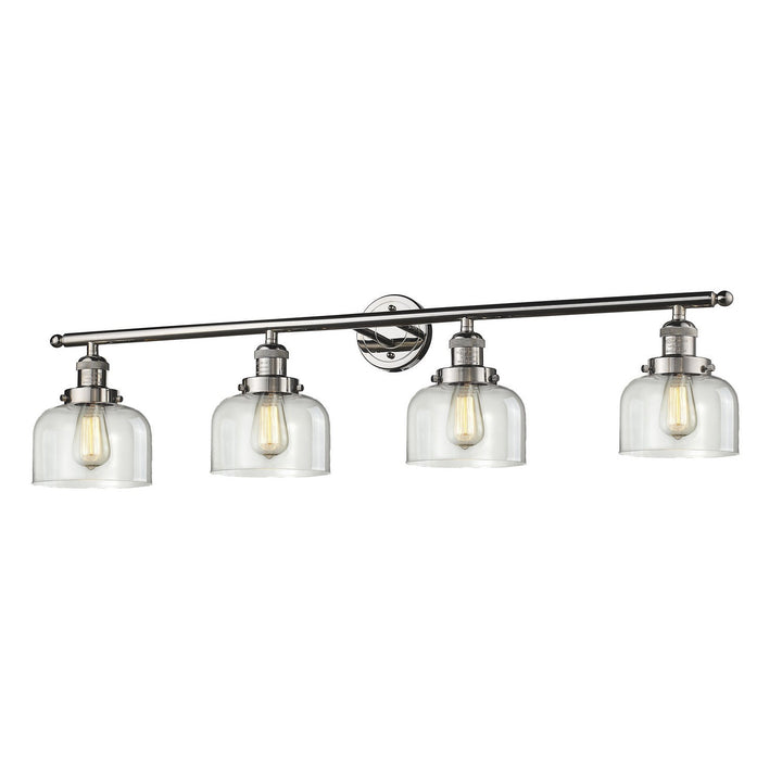 Innovations Franklin Restoration 215-PN-G72-LED Bath Vanity Light 44 in. wide - Polished Nickel