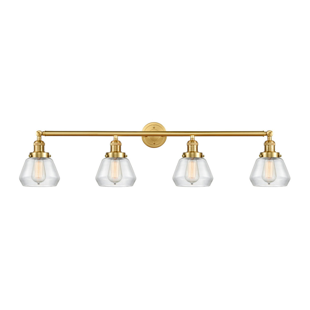 Innovations Franklin Restoration 215-SG-G172 Bath Vanity Light 43 in. wide - Satin Gold