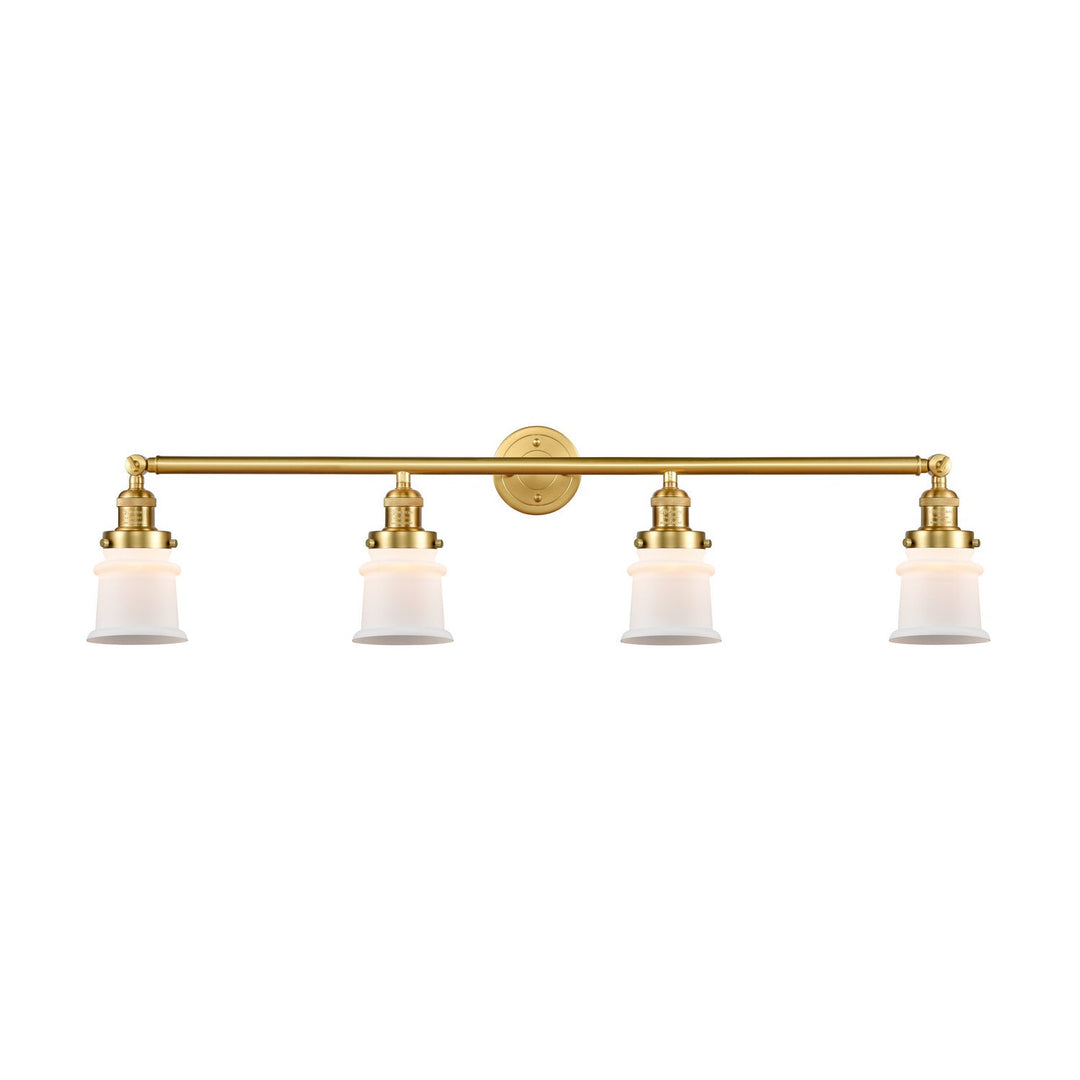 Innovations Franklin Restoration 215-SG-G181S Bath Vanity Light 42 in. wide - Satin Gold