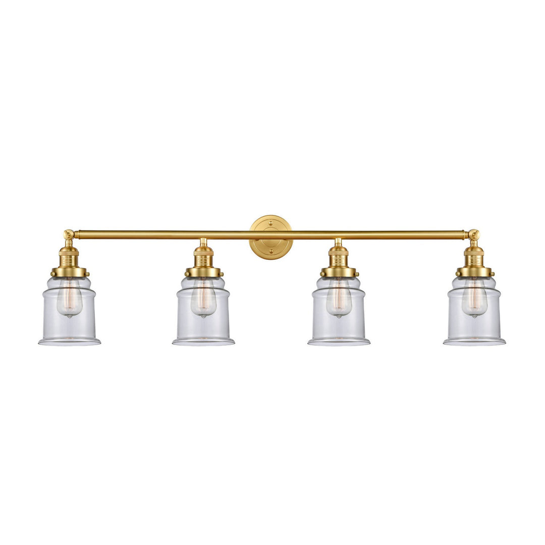 Innovations Franklin Restoration 215-SG-G182-LED Bath Vanity Light 42 in. wide - Satin Gold