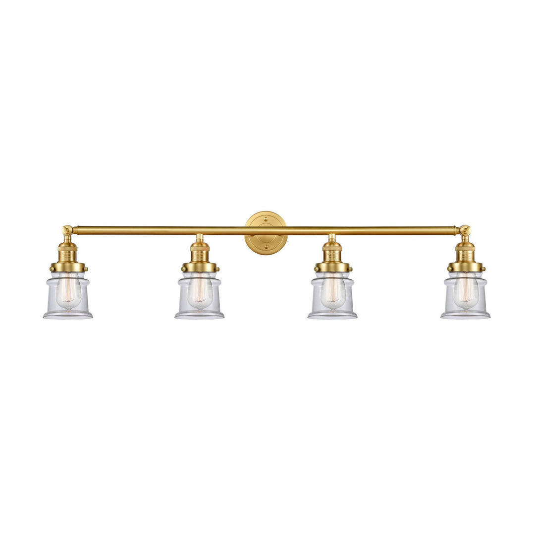 Innovations Franklin Restoration 215-SG-G182S Bath Vanity Light 42 in. wide - Satin Gold