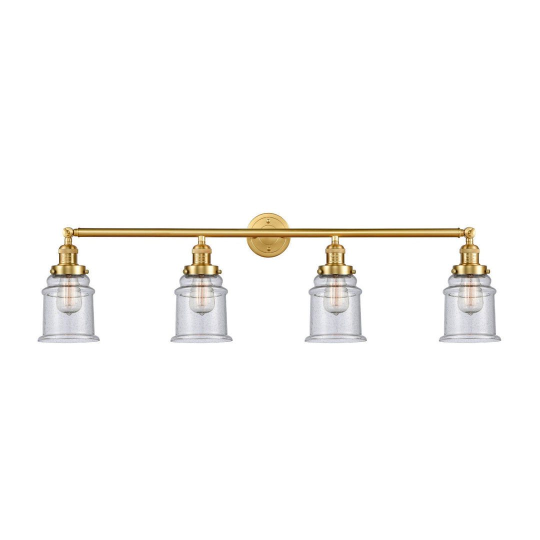 Innovations Franklin Restoration 215-SG-G184 Bath Vanity Light 42 in. wide - Satin Gold