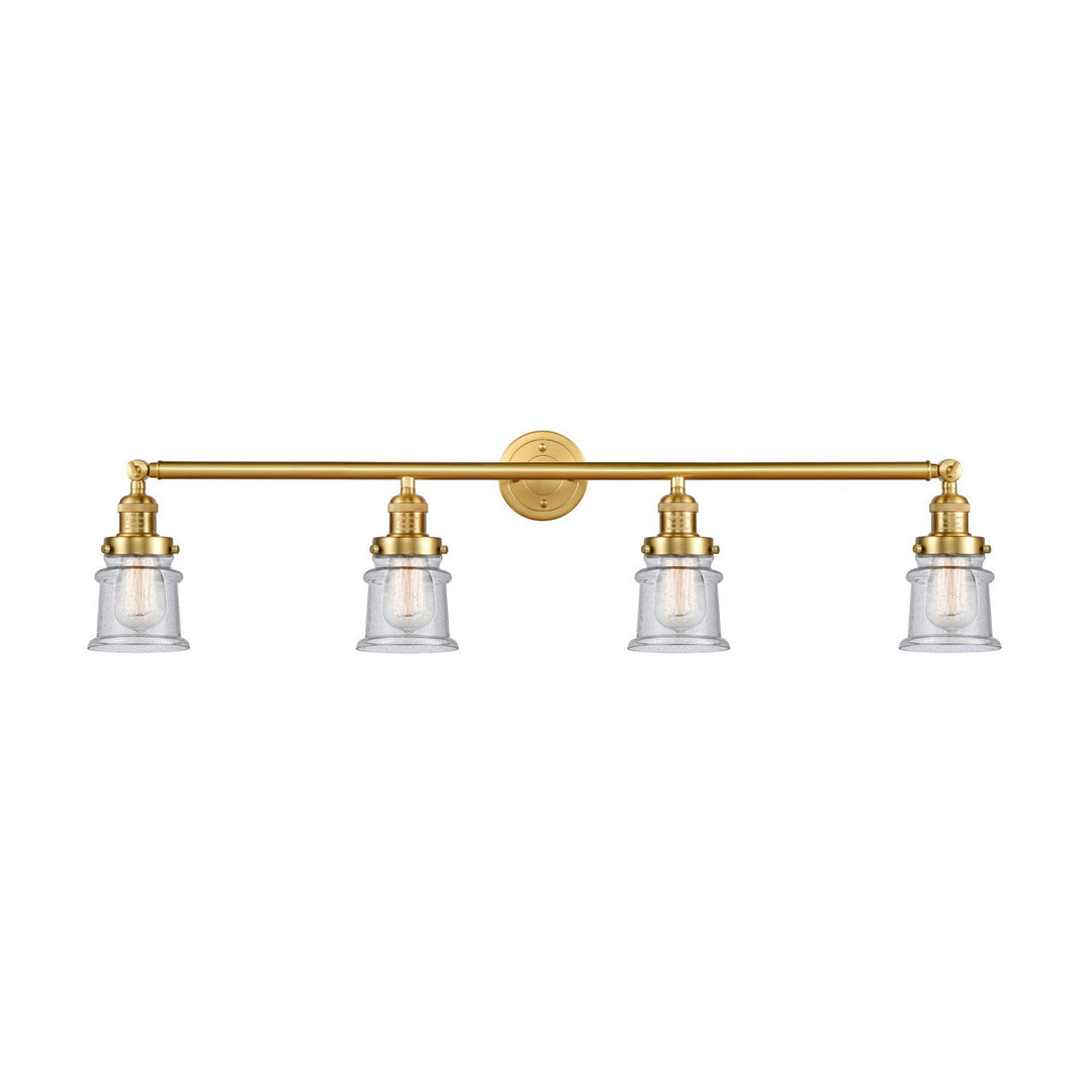 Innovations Franklin Restoration 215-SG-G184S Bath Vanity Light 42 in. wide - Satin Gold