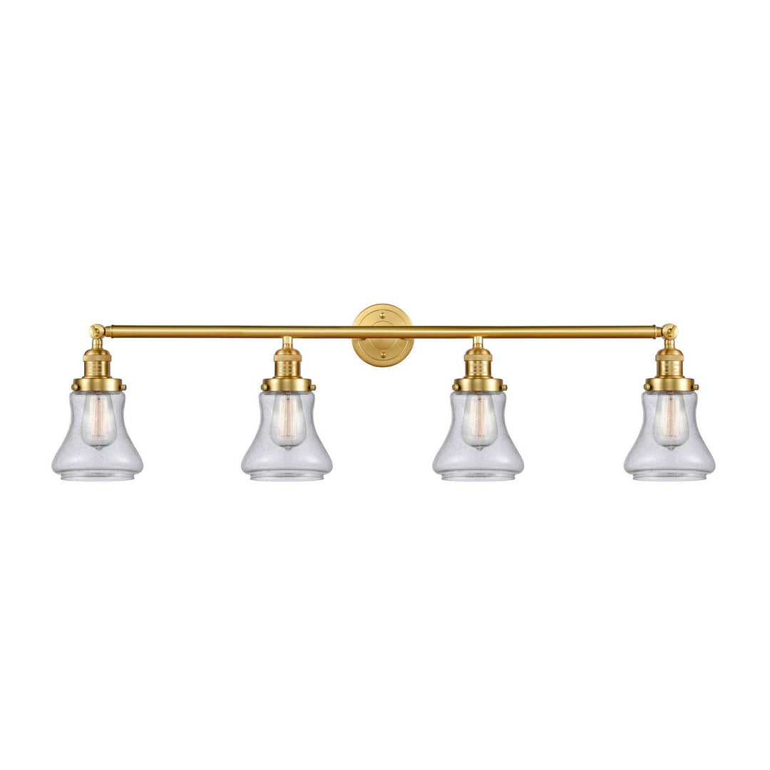 Innovations Franklin Restoration 215-SG-G194 Bath Vanity Light 43 in. wide - Satin Gold