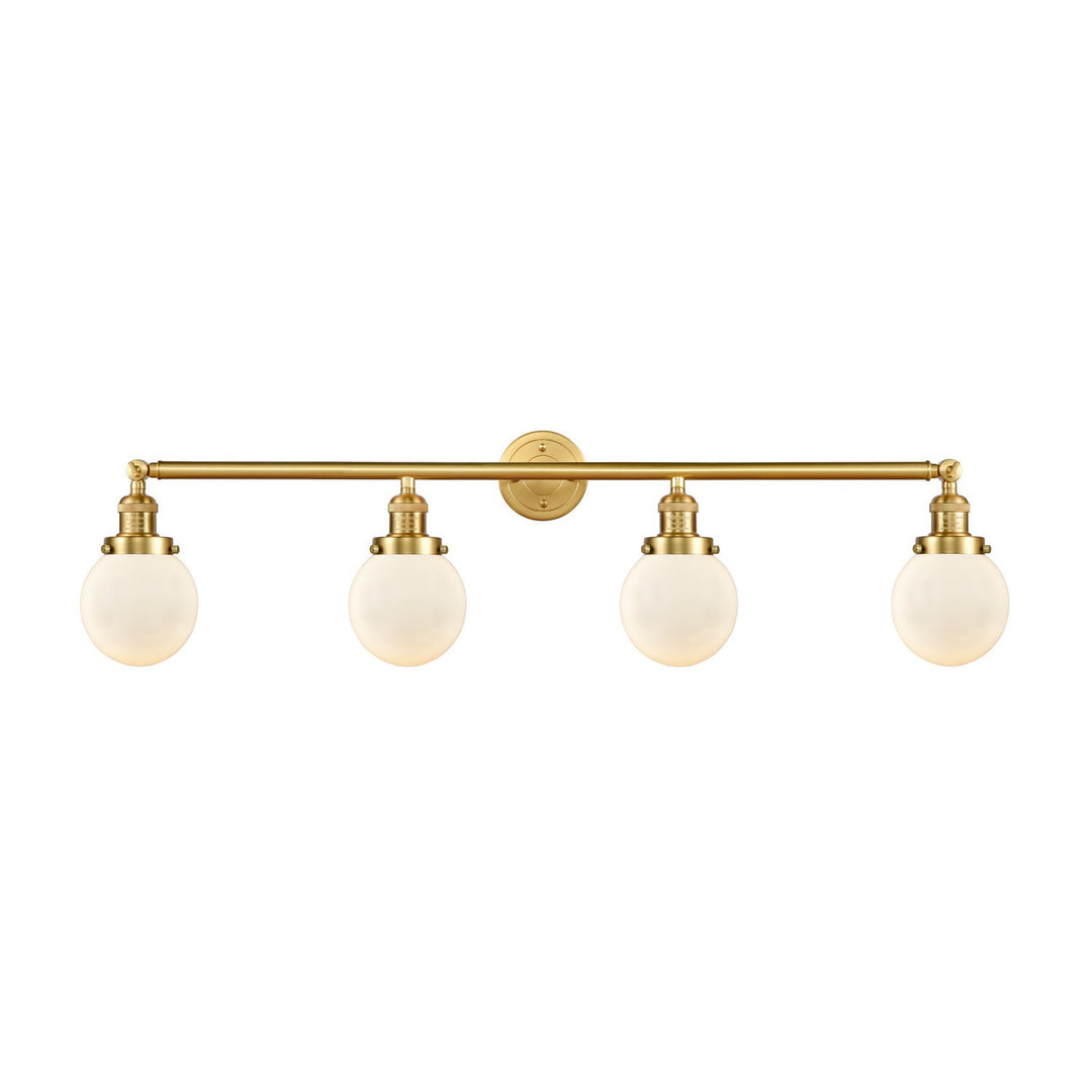 Innovations Franklin Restoration 215-SG-G201-6 Bath Vanity Light 42 in. wide - Satin Gold