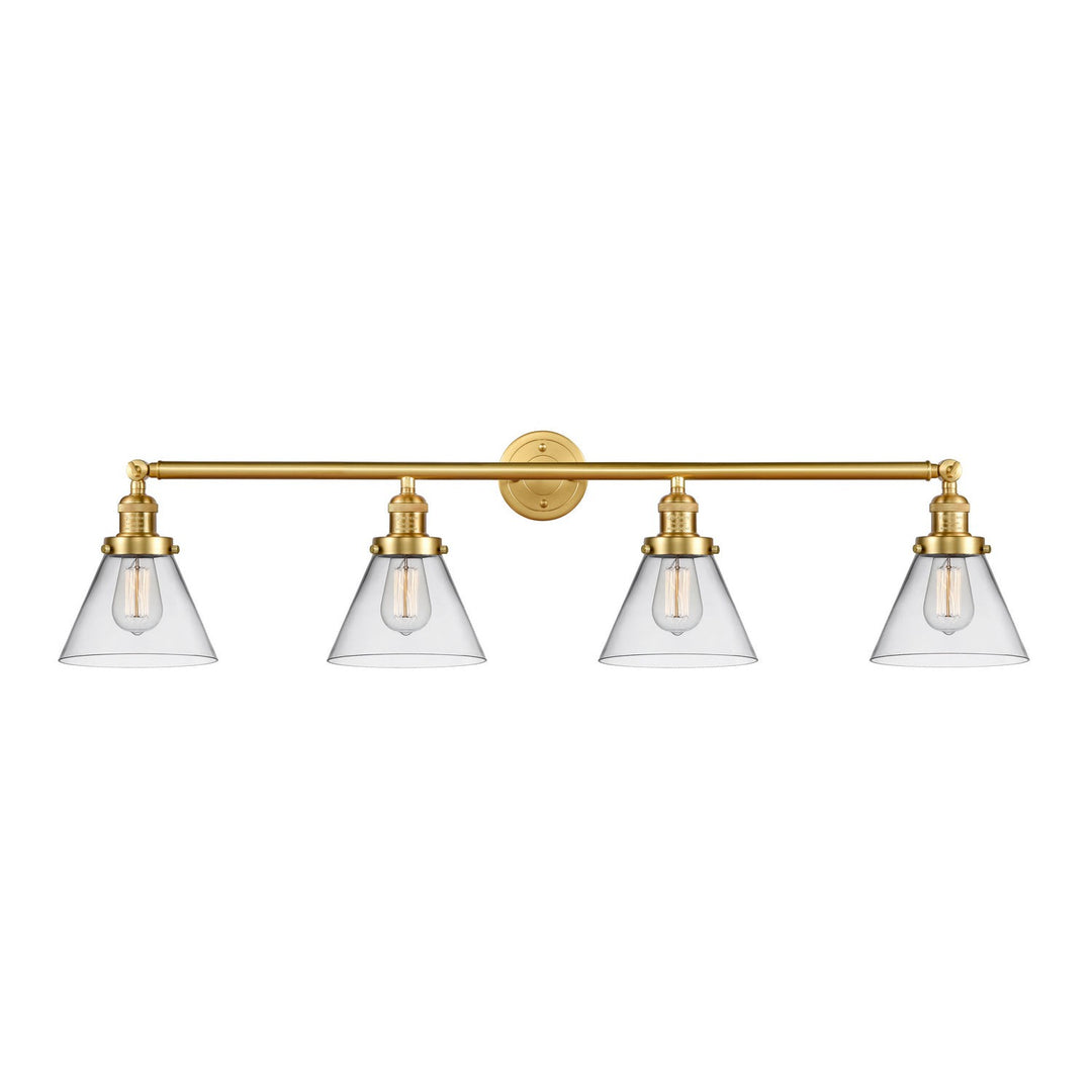 Innovations Franklin Restoration 215-SG-G42-LED Bath Vanity Light 44 in. wide - Satin Gold