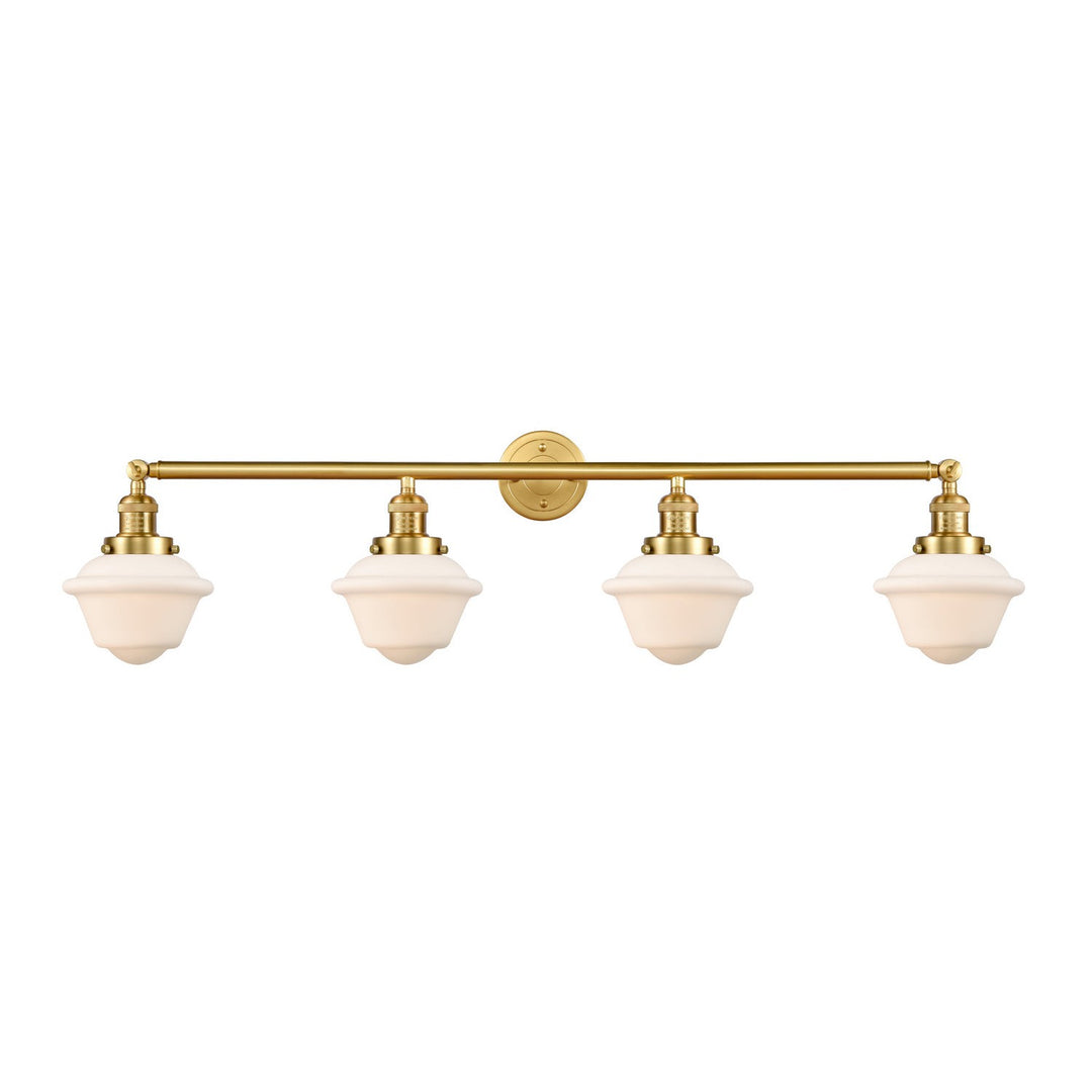 Innovations Franklin Restoration 215-SG-G531 Bath Vanity Light 46 in. wide - Satin Gold