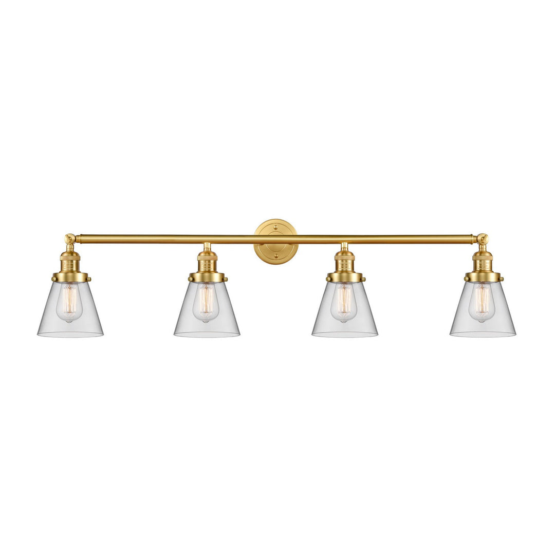 Innovations Franklin Restoration 215-SG-G62 Bath Vanity Light 43 in. wide - Satin Gold