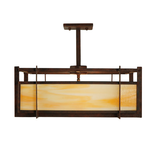Meyda Tiffany Boulder Creek 124193 Ceiling Light - Rust